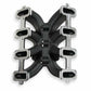 Holley Single Plane Split-Design Intake Manifold GM LS1/LS2/LS6 Black 300-256BK