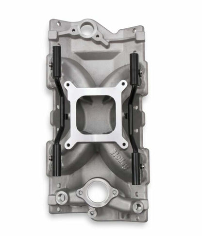 HolleyEFI SBC 4150 Single Plane Fuel Inject Intake Manifold -Chevy SB V8 300-260