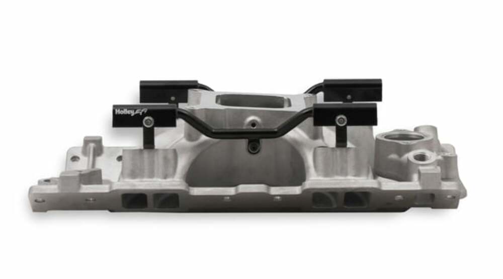 HolleyEFI SBC 4150 Single Plane Fuel Inject Intake Manifold -Chevy SB V8 300-260
