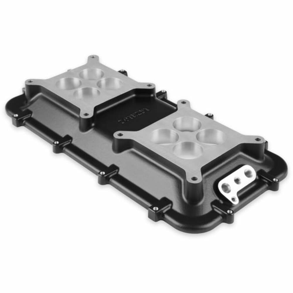 Mid-Rise Plenum Base Adapter Kit - GM LS1/LS2/LS6 - Black 300-267BK