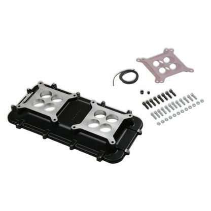 Mid-Rise Plenum Base Adapter Kit - GM LS1/LS2/LS6 - Black 300-267BK