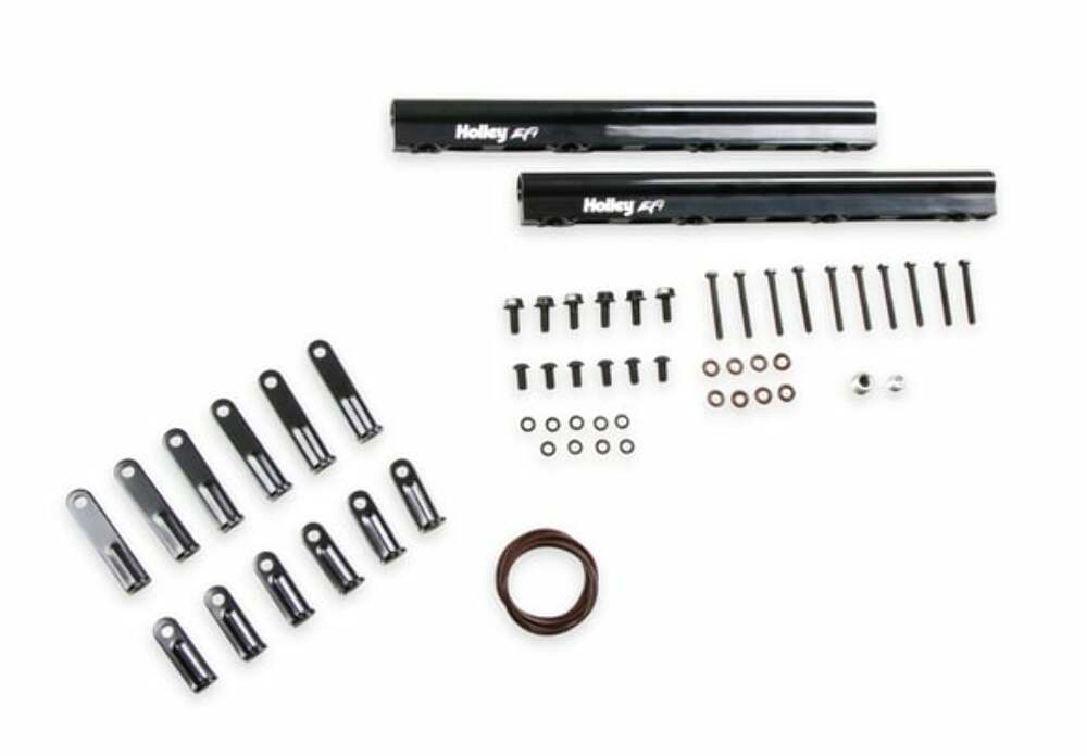 Holley Single Plane EFI Intake - GM LS7-Black 300-269BK
