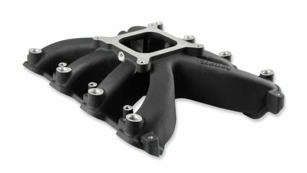 Holley Single Plane EFI Intake - GM LS7-Black 300-269BK