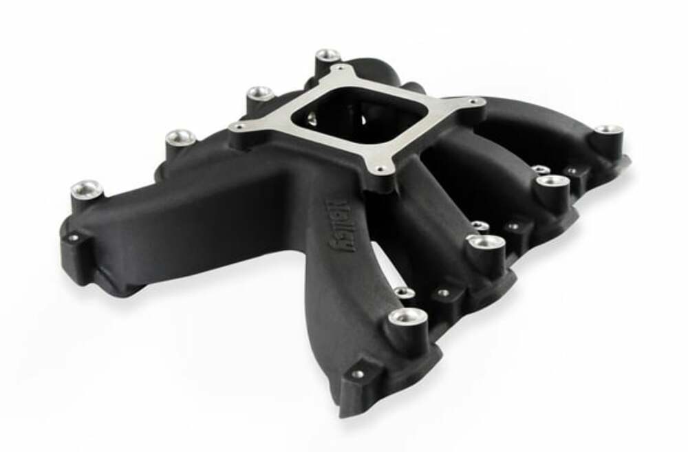 Holley Single Plane EFI Intake - GM LS7-Black 300-269BK