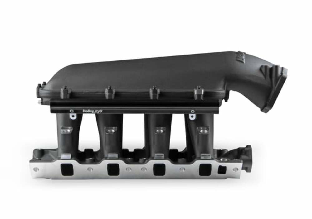 8.2 SBF Ford Hi-Ram EFI Manifold-Black - 300-272BK