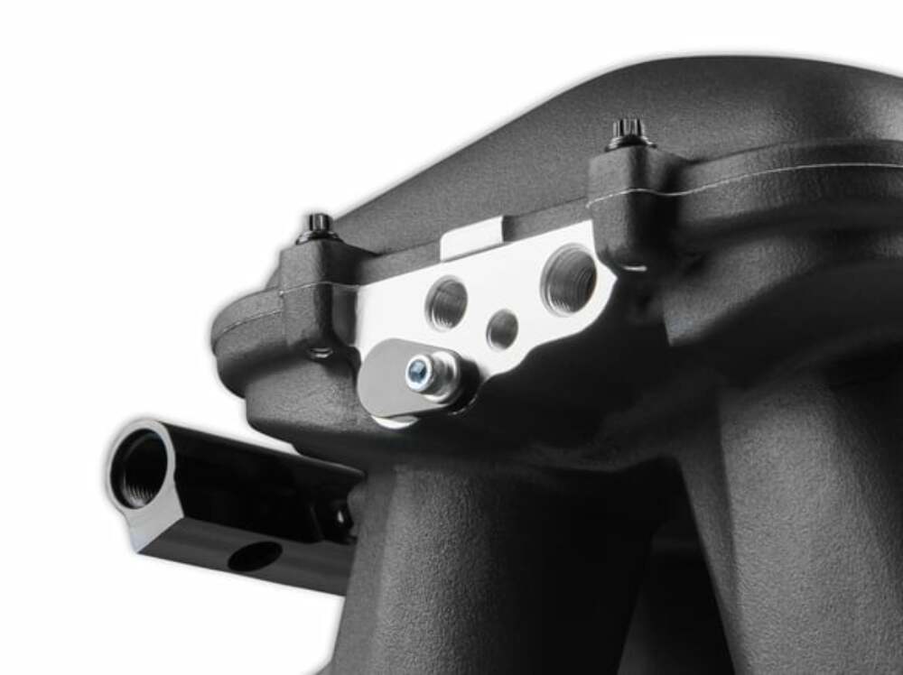 8.2 SBF Ford Hi-Ram EFI Manifold-Black - 300-272BK