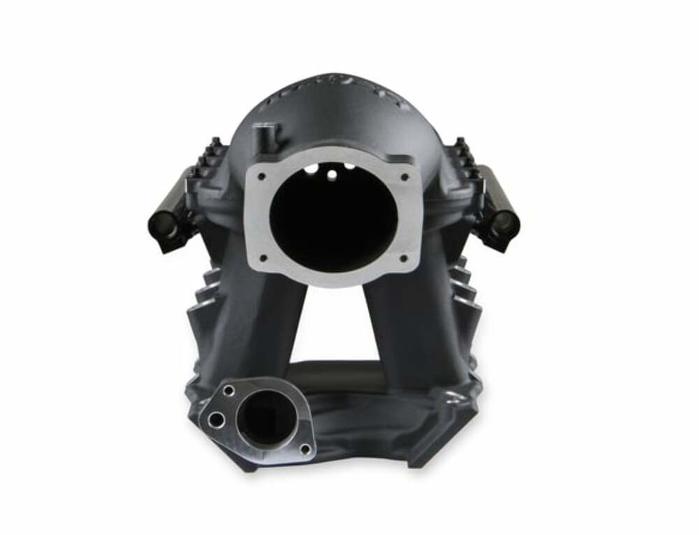 8.2 SBF Ford Hi-Ram EFI Manifold-Black - 300-272BK