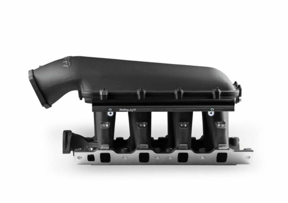 8.2 SBF Ford Hi-Ram EFI Manifold-Black - 300-272BK