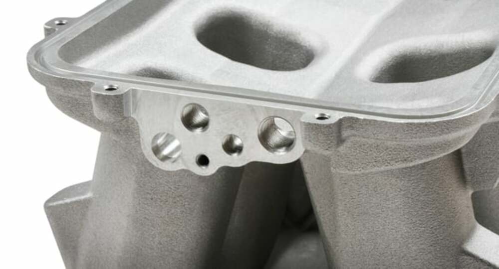 8.2 SBF Ford Hi-Ram Carbureted Manifold Base - 300-275