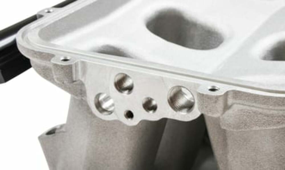 8.2" SBF Ford Hi-Ram EFI Manifold with Side Mount Top 300-306