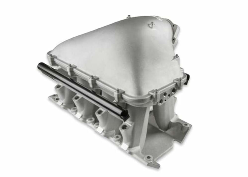 351W Ford Hi-Ram EFI Manifold with Side Mount Top - 300-309