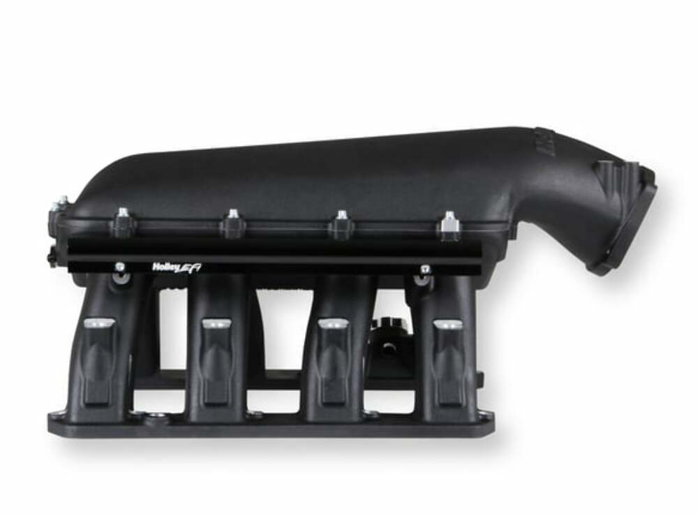 Holley GEN III HEMI Hi-Ram EFI Manifold BLACK -300-650BK