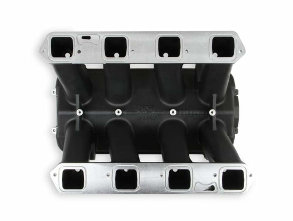 Holley GEN III HEMI Hi-Ram EFI Manifold BLACK - 300-651BK