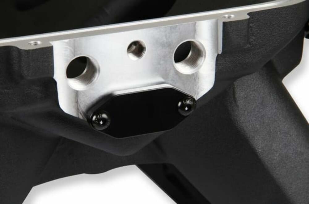 Holley GEN III HEMI Hi-Ram EFI Manifold BLACK - 300-651BK