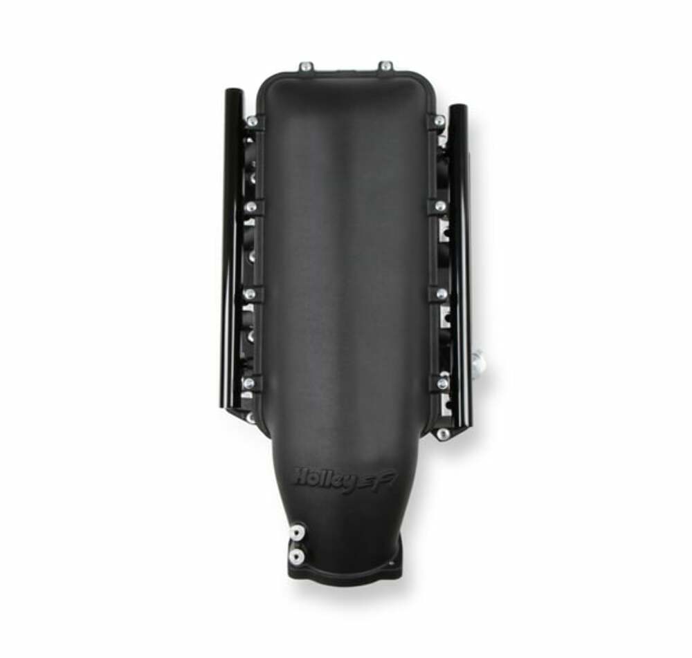 Holley GEN III HEMI Hi-Ram EFI Manifold BLACK - 300-651BK