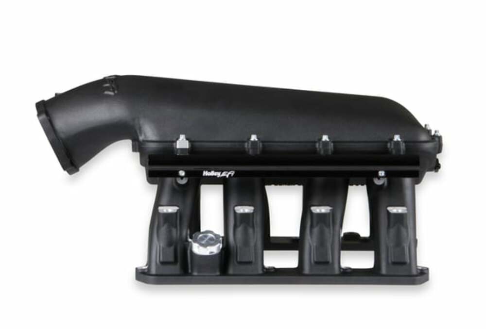 Holley GEN III HEMI Hi-Ram EFI Manifold BLACK - 300-651BK