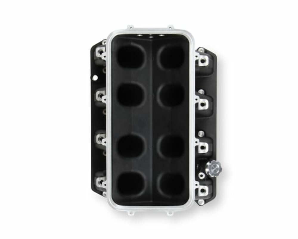 Holley GEN III HEMI Hi-Ram EFI Manifold BLACK - 300-651BK