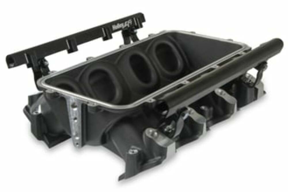 Lo-Ram Manifold Base and Fuel Rails Single Fuel Injector GM LS3/L93 300-670BK