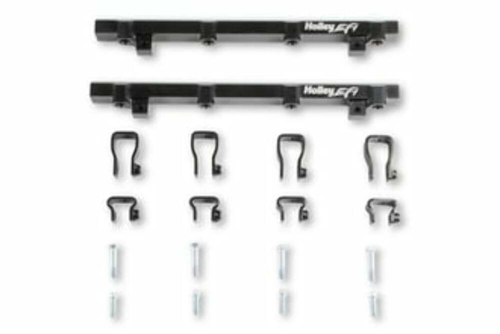 Lo-Ram Manifold Base and Fuel Rails Single Fuel Injector GM LS3/L93 300-670BK
