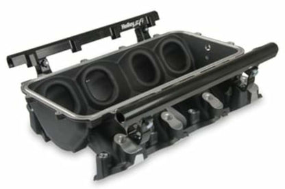 Lo-Ram Manifold Base and Fuel Rails Single Fuel Injector GM LS3/L93 300-670BK
