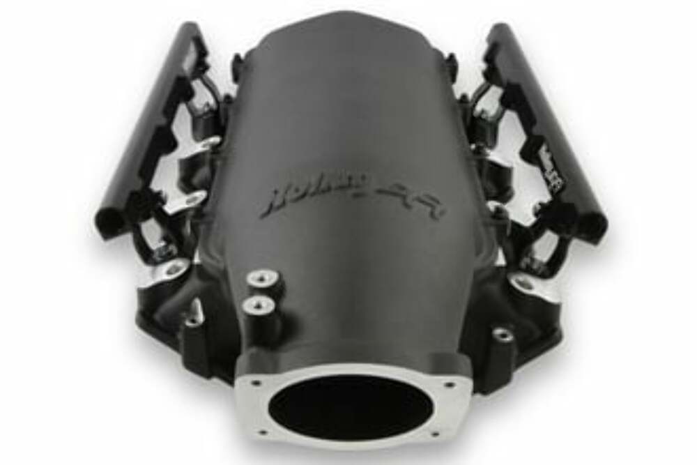 Holley Lo-Ram Manifold Kit Single Injector- Black - GM LS3/L92 300-679BK