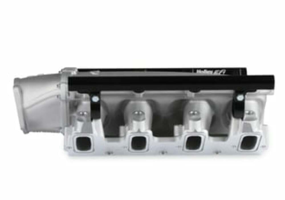 Holley Ultra Lo-Ram Manifold Kit Single Injector- Satin - GM LS3/L92 300-680