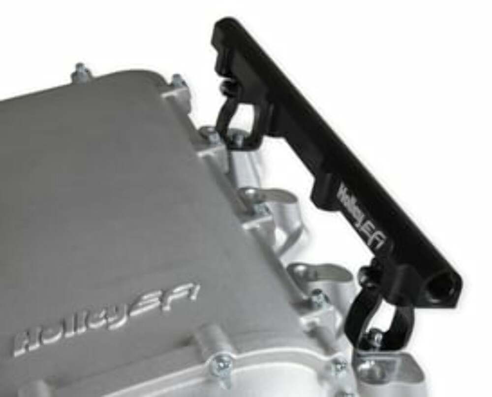 Holley Ultra Lo-Ram Manifold Kit Single Injector- Satin - GM LS3/L92 300-680