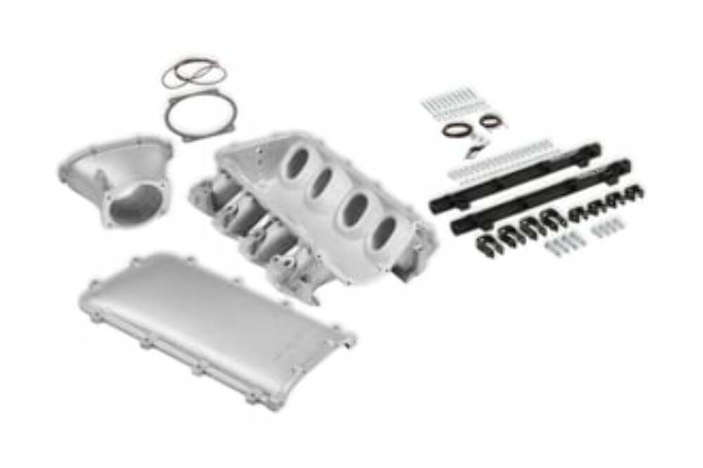 Holley Ultra Lo-Ram Manifold Kit Single Injector- Satin - GM LS3/L92 300-680