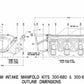 Holley Ultra Lo-Ram Manifold Kit Single Injector- Satin - GM LS3/L92 300-680