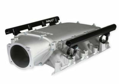 Holley Ultra Lo-Ram Manifold Kit Single Injector- Satin - GM LS3/L92 300-680
