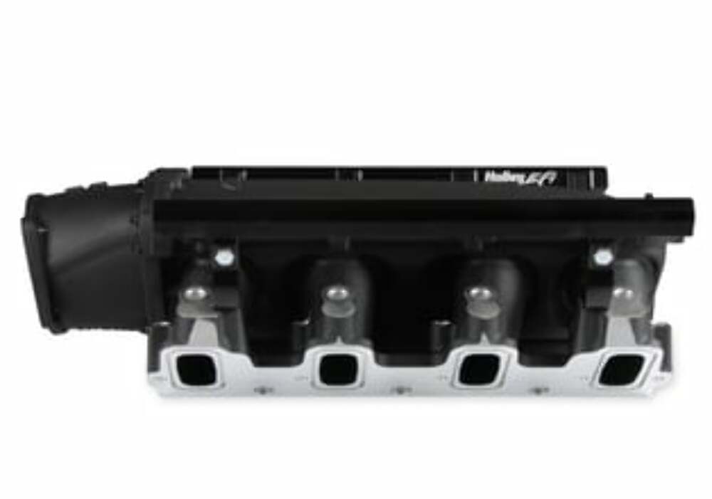 Holley Ultra Lo-Ram Manifold Kit Single Injector- Black - GM LS3/L92 300-680BK