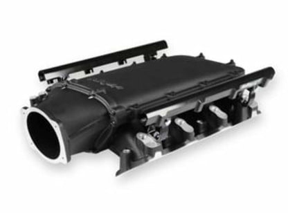 Holley Ultra Lo-Ram Manifold Kit Single Injector- Black - GM LS3/L92 300-680BK