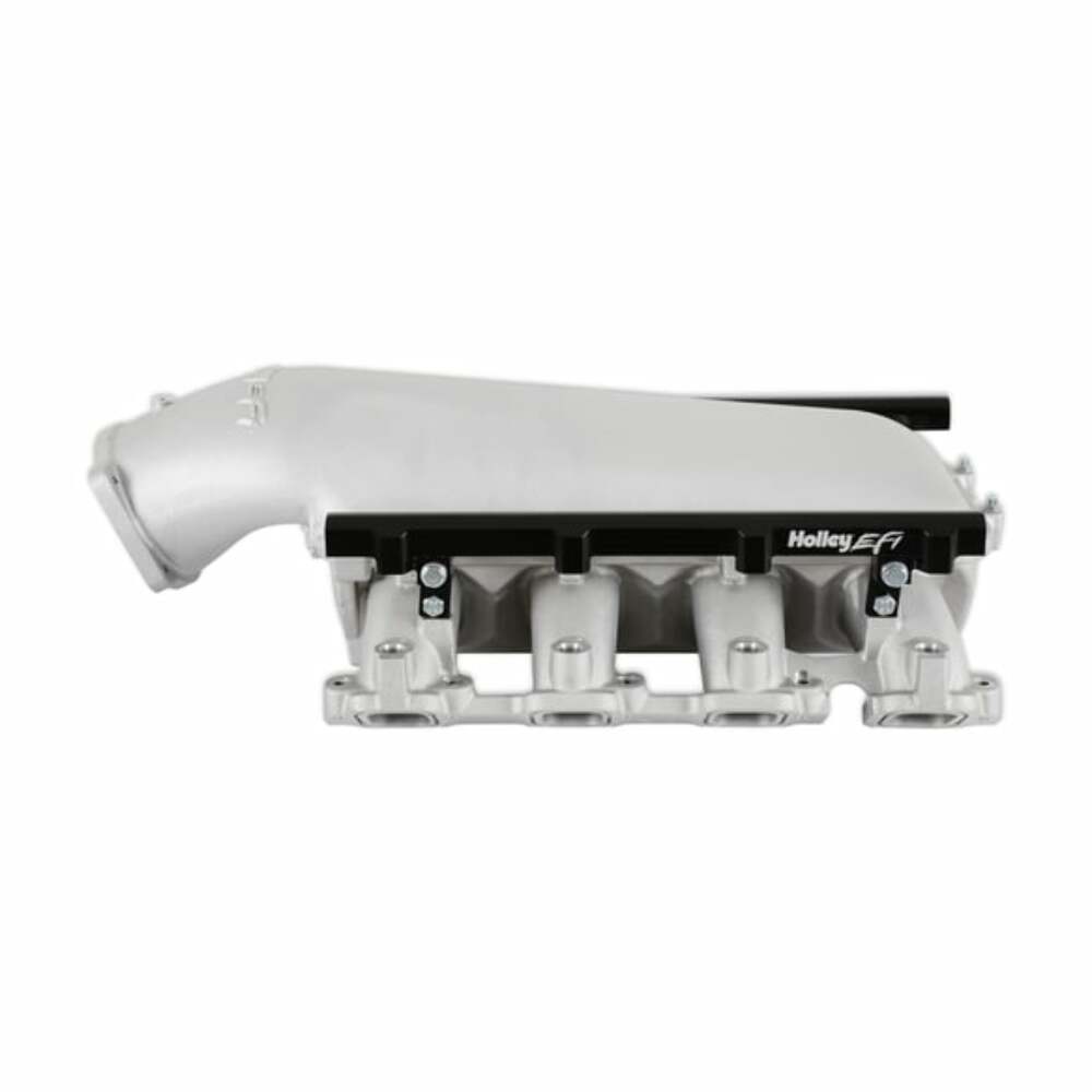 Lo-Ram Manifold Kit & Port Inject Fuel Rails-Gm Gen V Lt Top-Feed-Satin-300-718
