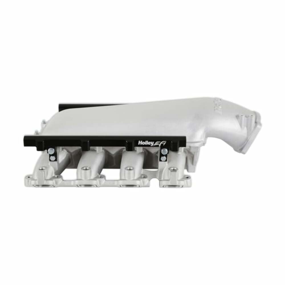 Lo-Ram Manifold Kit & Port Inject Fuel Rails-Gm Gen V Lt Top-Feed-Satin-300-718