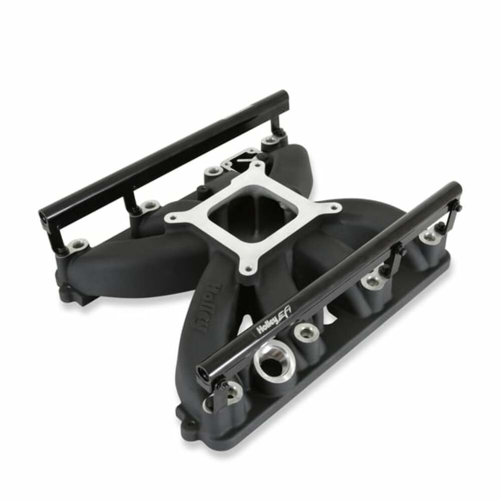 Single plane intake manifold for Gen III Hemi, EFI Black 300-930BK