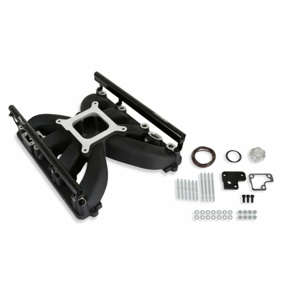 Single plane intake manifold for Gen III Hemi, EFI Black 300-930BK