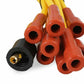 Accel 3008 - Spark PlugWire-7mm-SuperStock w/Copper Core-Universal Straight Boots-Yellow