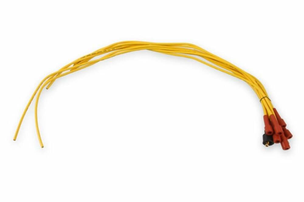 Accel 3008 - Spark PlugWire-7mm-SuperStock w/Copper Core-Universal Straight Boots-Yellow
