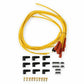 Accel 3008 - Spark PlugWire-7mm-SuperStock w/Copper Core-Universal Straight Boots-Yellow