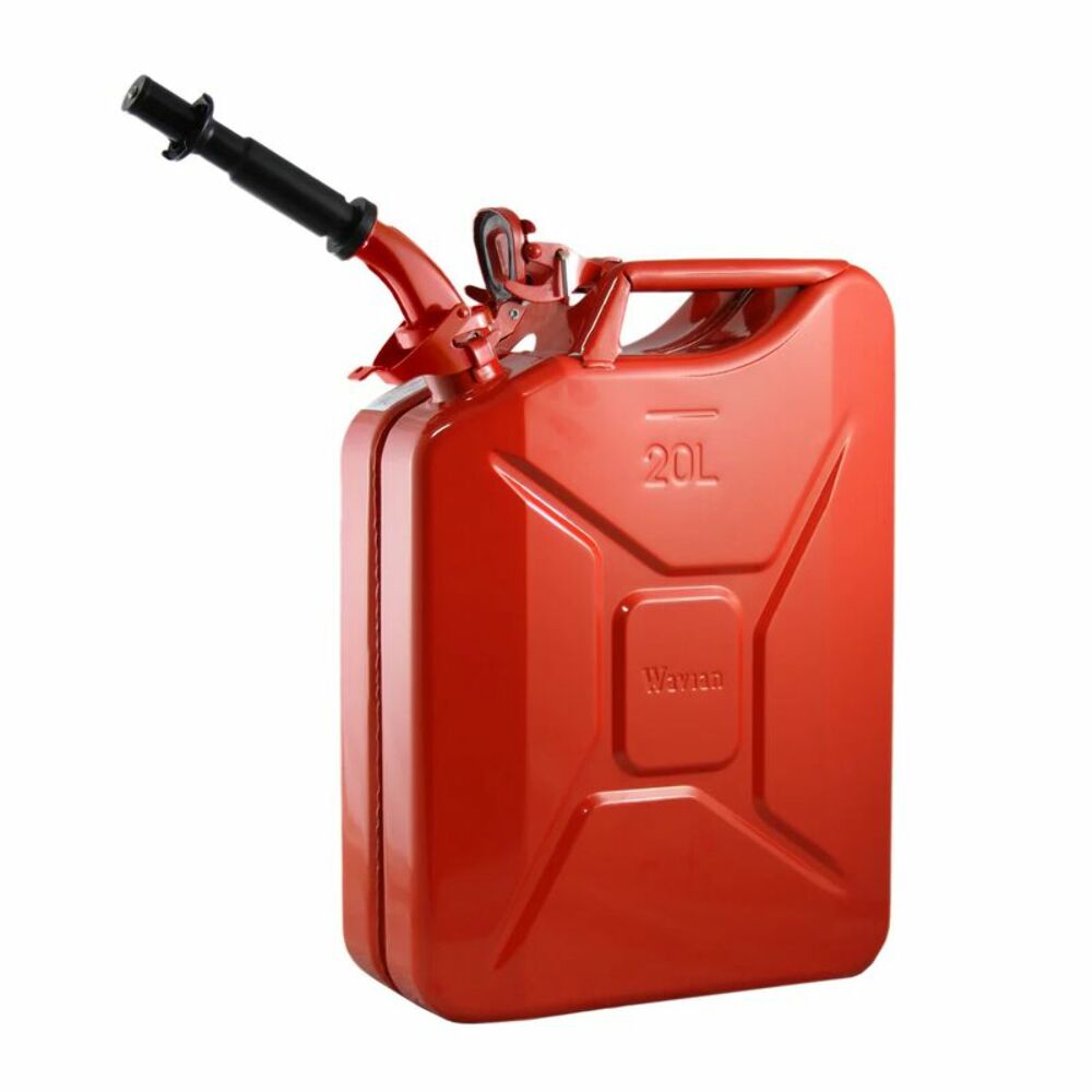 Wavian - Steel Jerry Can, Gas Can, Fuel Can 20L (5.3 Gallon)-Red 3009 - Tools and Tool Parts Car Part People