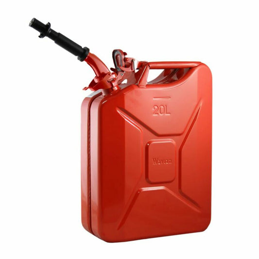 Wavian - Steel Jerry Can, Gas Can, Fuel Can 20L (5.3 Gallon)-Red 3009 - Tools and Tool Parts Car Part People