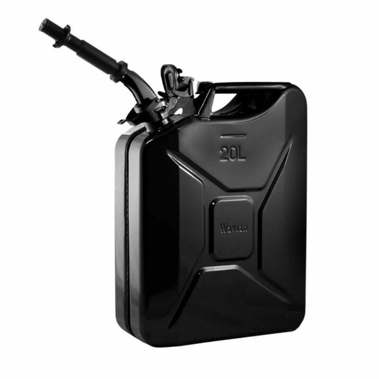 Wavian - Steel Jerry Can, Gas Can, Fuel Can 20L (5.3 Gallon)-Black 3010 - Tools and Tool Parts Car Part People