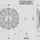 Spal 30100435 Puller Fan 10In Low Profile Curved Blade - 802cfm