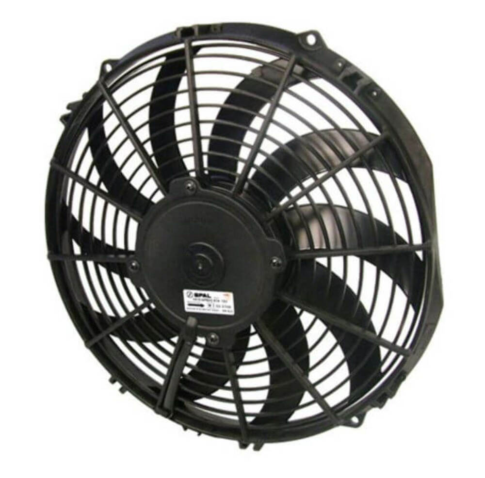 Spal 30101522 Puller Fan 12 Medium Profile, Curved Blade - 1226cfm