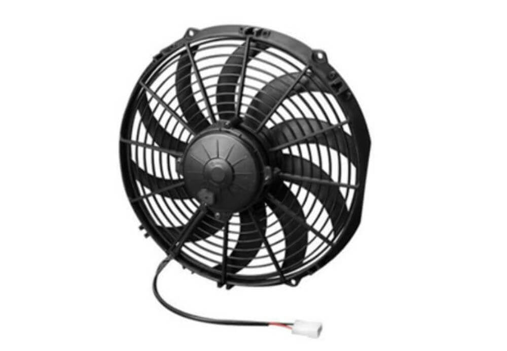 Spal 12 in High Performance Puller Radiator Cooling Fan Curved Blade 30102029