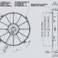 Spal 30102038 Puller Fan (12In High Performance ; Straight Blade; For Use W/ 30A