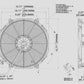 Spal 30102082 Puller Fan 16 in. High Performance - Paddle Blade 1918 cfm