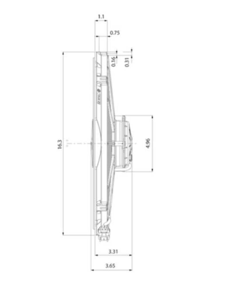 SPAL ADVANCED TECHNOLOGIES 16in Puller Fan Curved Blade 2467 CFM P/N - 30102113