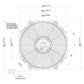 Spal USA 30102803 16’’ High Output (H.O.) Fan - Pull