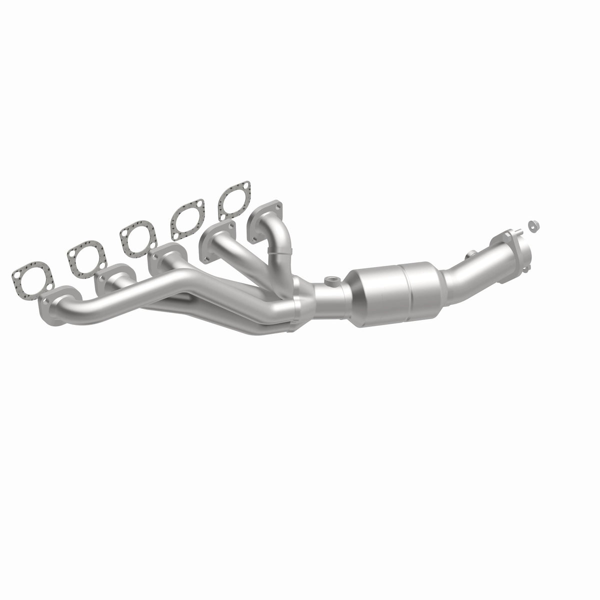Catalytic Converter with Integrated Exhaust Manifold for HM Grade Federal / EPA Compliant Direct-Fit Manifold Catalytic